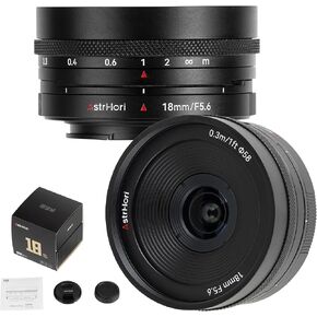 عدسة تحويل AstrHori مقاس 18 مم F5.6 للكاميرات ذات الإطار الكامل بدون مرآة، عدسة رئيسية واسعة للغاية للتحكم في المنظور ±6 مم للتصوير المعماري والداخلي والمناظر الطبيعية (مناسبة للتركيب الإلكتروني) in Kuwait