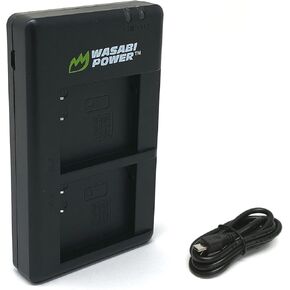 Wasabi Power Dual USB Battery Charger for Leica BP-DC15 and Leica C-Lux, D-Lux 7, D-Lux 8, D-Lux (Type 109) in Saudi Arabia
