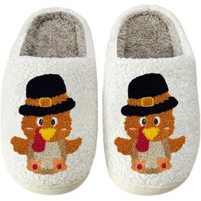 Cute Animal Slippers for Women Men Winter Fluffy Warm House Slippers Soft Plush Indoor outdoor Shoes in Saudi Arabia