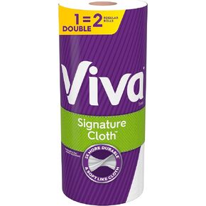 Viva Signature Cloth Paper Towels, 12 Triple Rolls, 129 Sheets per Roll in Kuwait