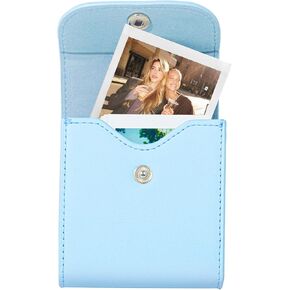 CAIYOULE Square Photo Pouch for Fujifilm Instax SQ Films, Purple | PU Picture Holder Case for Fujifilm Instax SQ1/40/20/10/6/SP-3 2.9x3.4" Film, Photo Storage Pocket, Can hold 50+ SQ Photos in Saudi Arabia