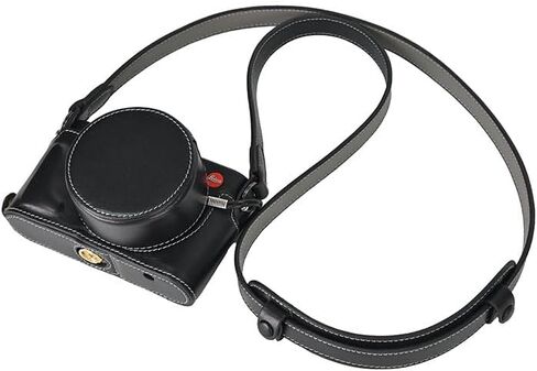 D-Lux 8 Case, Genuine Leather Camera Case Bottom Opening Body Half Base Cover for Leica D-Lux 8 with Neck Strap Lens Cap (Coffee) in Saudi Arabia