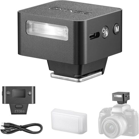 ZT08 S Mini Flash for Sony,Built-in Battery,740 Full Power Flashes, 2.4G Wireless 1/8000 HSS TTL Camera Speedlite in Kuwait