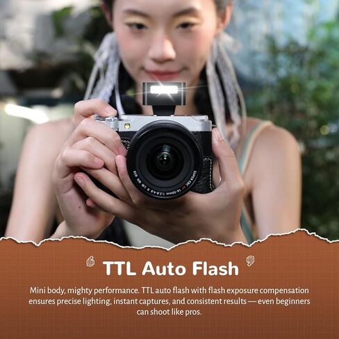 ZT08 S Mini Flash for Sony,Built-in Battery,740 Full Power Flashes, 2.4G Wireless 1/8000 HSS TTL Camera Speedlite in Saudi Arabia