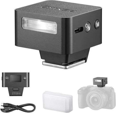 ZT08 S Mini Flash for Sony,Built-in Battery,740 Full Power Flashes, 2.4G Wireless 1/8000 HSS TTL Camera Speedlite in Saudi Arabia
