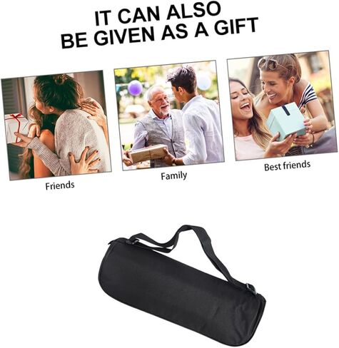 Homoyoyo Tripod Carrying Case and Photography Lighting Bag with Shoulder Strap 40cm Lightweight Portable Padded Organizer for Outdoor Camera Equipment Black in Saudi Arabia