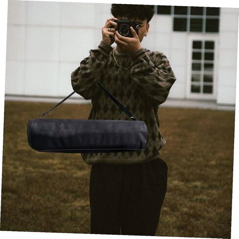 MERRYHAPY Tripod Carrying Case and Light Stand Organizer for Photographers, Portable 40cm Heavy Duty Nylon Storage Bag with Shoulder Strap for Outdoor Photography, Black in Saudi Arabia