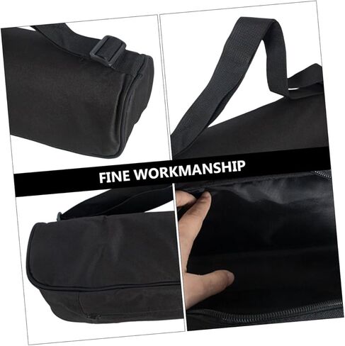 MERRYHAPY Tripod Carrying Case and Light Stand Organizer for Photographers, Portable 40cm Heavy Duty Nylon Storage Bag with Shoulder Strap for Outdoor Photography, Black in Saudi Arabia