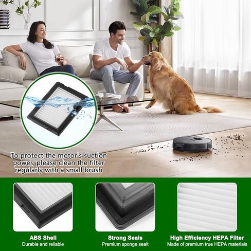 فلتر HEPA بديل كومبو 705 متوافق مع مجموعة ملحقات المكنسة الكهربائية iRobot Roomba Max 705 Combo Robot، 8 عبوات (ليست لـ 705 Vac) in Saudi Arabia