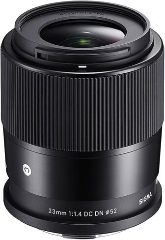 Sigma 23mm f/1.4 DC DN Contemporary Lens (Leica L) 348969 APS-C Format - Bundle with 256GB Memory Card, 3 Piece Filter Kit and More in Saudi Arabia