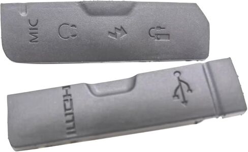 المطاط غطاء جزء USB AV خارج MIC HDMI المطاط استبدال إصلاح جزء واجهة غطاء لكانون EOS 7D2 7D مارك II in Kuwait