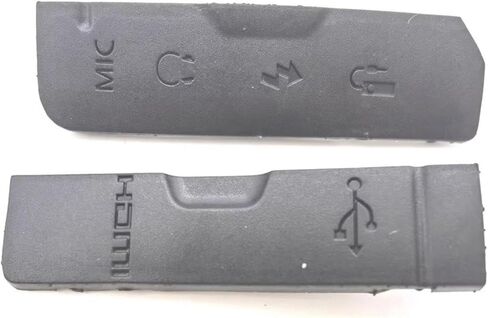 المطاط غطاء جزء USB AV خارج MIC HDMI المطاط استبدال إصلاح جزء واجهة غطاء لكانون EOS 7D2 7D مارك II in Kuwait