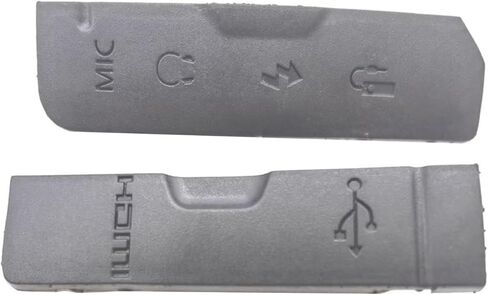 المطاط غطاء جزء USB AV خارج MIC HDMI المطاط استبدال إصلاح جزء واجهة غطاء لكانون EOS 7D2 7D مارك II in Kuwait