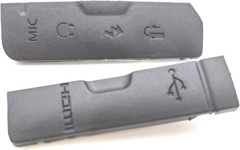 المطاط غطاء جزء USB AV خارج MIC HDMI المطاط استبدال إصلاح جزء واجهة غطاء لكانون EOS 7D2 7D مارك II in Kuwait