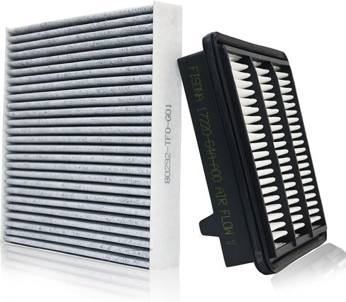 Cabin and Engine Air Filter Set Replacement Kit for Honda CR-V 1.5L 4Cyl L Gas (2017-2022), for Civic 1.5L 4Cyl L Gas (2016-2021) Replaces Part 80292-TF0-G01, 17220-5AA-A00 in Saudi Arabia