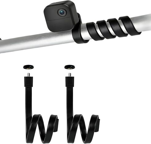 2 Pack 360° Rotation Flexible Gooseneck Mount for Blink Outdoor 4/3rd Gen, Universal 1/4" Screw, No-Drill Tool-Free (Black) in Kuwait