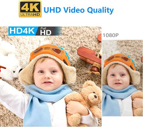 Smallest 4G LTE Cellular Wireless Camera,SIM Inserted,4K HD with Video Recording Live Feed,3000mAh Larger Battery Capacity,No WiFi Camera with 160° Wide-Angle View,Night Vision,Motion Detection in Kuwait