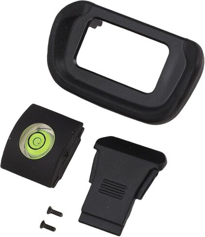 Yunseity Camera Eyecup Level and Hot Shoe Cover Set Fit for R10 3 in 1 Camera Viewfinder Eyecup Bubble Level Hot Shoe Cap with ABS Material for Improved Comfort and Usability in Saudi Arabia
