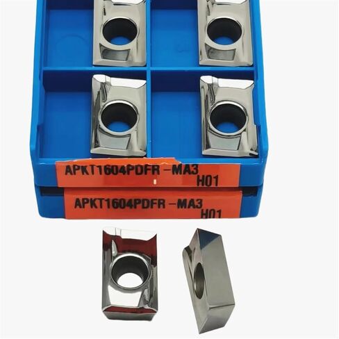 10 قطع APKT1604PDFR-MA H01 إدراج كربيد للألمنيوم، APKT1604PDFR-MA3 H01/APKT1604PDFR-G2 H01 CNC كربيد إدراج القاطع أداة مخرطة CNC (APKT1604PDFR-MA3 H01) in Kuwait