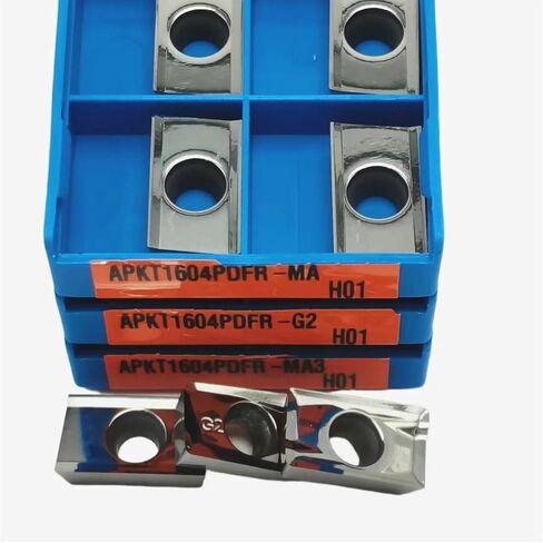 10 قطع APKT1604PDFR-MA H01 إدراج كربيد للألمنيوم، APKT1604PDFR-MA3 H01/APKT1604PDFR-G2 H01 CNC كربيد إدراج القاطع أداة مخرطة CNC (APKT1604PDFR-MA3 H01) in Kuwait