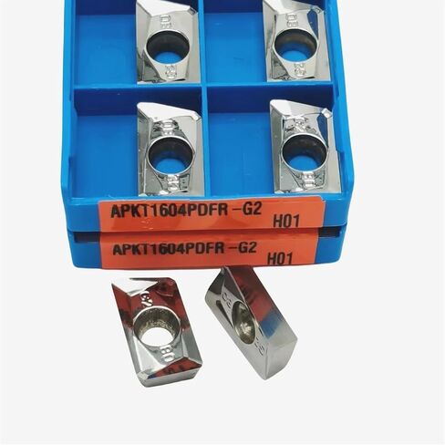 10 قطع APKT1604PDFR-MA H01 إدراج كربيد للألمنيوم، APKT1604PDFR-MA3 H01/APKT1604PDFR-G2 H01 CNC كربيد إدراج القاطع أداة مخرطة CNC (APKT1604PDFR-MA3 H01) in Kuwait
