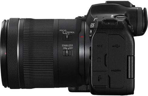 كاميرا Canon EOS R6 Mark III بدون مرآة مع عدسة STM مقاس 24-105 مم f/4-7.1 | كاميرا RF كاملة الإطار مع تركيز بؤري تلقائي متقدم وفيديو بدقة 4K | للسفر والمناسبات والمبدعين (7084C018) + بطارية LP-E6P + حقيبة 200ES in Saudi Arabia