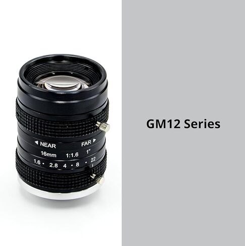 GOYO - GM12HR41616MCN عدسة بؤرية ثابتة 12 ميجابيكسل، تنسيق 1 بوصة، حامل C، الطول البؤري 16 مم، 260lp/مم، سلسلة GM12 in Kuwait