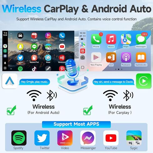 راديو سيارات Leadfan للسيارة لـ Honda Accord 7th 2003 2004 2005 2006 2007 ترقية ستيريو مع Carplay Android Auto ، 10.1 '' شاشة تعمل باللمس في GPS Navigation WiFi Bluetooth SWC camera in Kuwait