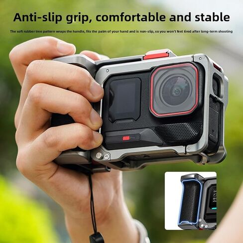 قفص كاميرا Ciciglow لـ Ace Pro 2، حامل مقبض كاميرا من سبائك الألومنيوم مع حامل حذاء بارد وواجهة 1/4 بوصة، لـ Ace Pro in Kuwait