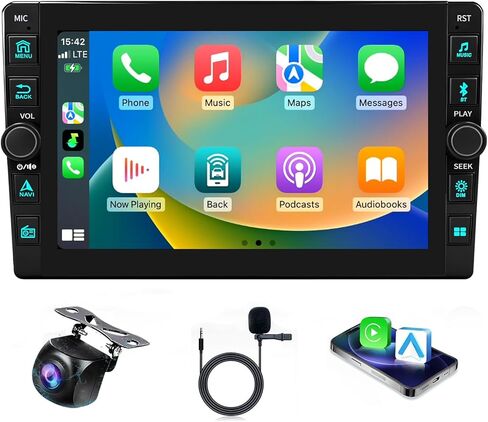 سيارات راديو تويوتا كورولا 2009 2010 2011 2012 2013 ، 10 بوصة الشاشة التي تعمل باللمس Android 13 Wireless Carplay & Android Auto Stereo تمت ترقيتها باستخدام Bluetooth GPS WiFi SWC DPS in Kuwait