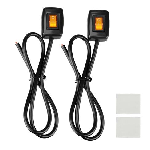 4 عبوات من مفتاح الضغط على زر الضغط من نوع اللصق العالمي مع ضوء مؤشر، DC12V 10A/24V 5A مفتاح تشغيل/إيقاف مع تصميم سلكي مسبقًا، تركيب مجاني للسيارات والقوارب والشاحنات وتطبيقات RV in Kuwait