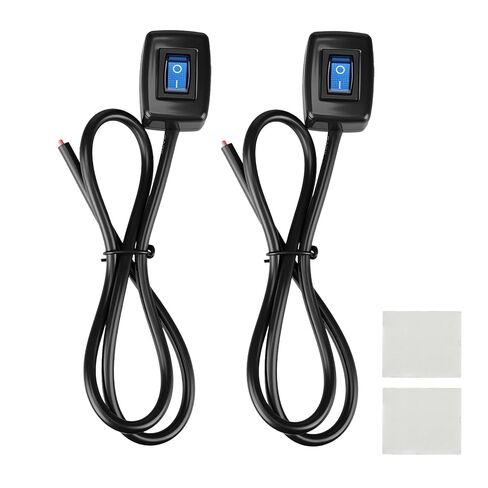 4 عبوات من مفتاح الضغط على زر الضغط من نوع اللصق العالمي مع ضوء مؤشر، DC12V 10A/24V 5A مفتاح تشغيل/إيقاف مع تصميم سلكي مسبقًا، تركيب مجاني للسيارات والقوارب والشاحنات وتطبيقات RV in Kuwait