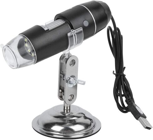 USB Digital Microscope, T03500X Microscope Camera Handheld Portable Environmental Friendly Matte Electronic Equipment for Experiments and Research in Saudi Arabia