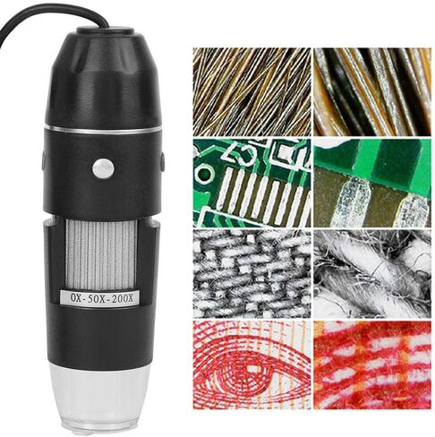 USB Digital Microscope, T03500X Microscope Camera Handheld Portable Environmental Friendly Matte Electronic Equipment for Experiments and Research in Saudi Arabia