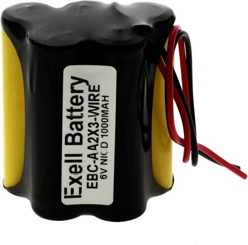 6V 1000mAh NiCD Battery Pack w/ 5" Wires for Search Lighting, Power Tools in Saudi Arabia