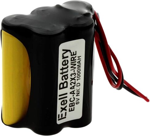6V 1000mAh NiCD Battery Pack w/ 5" Wires for Search Lighting, Power Tools in Saudi Arabia