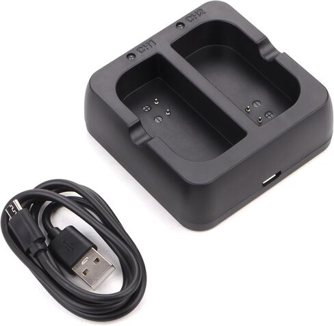 Charger Station for Ring Battery, Charger Dock for Replacement Battery for Ring Doorbell Camera 2/3/3 Plus/4, for Spotlight Cam Battery, Peephole Cam (Batteries NOT Included) in Saudi Arabia