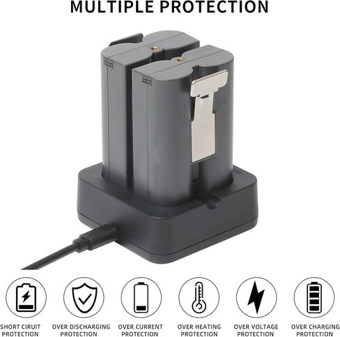 Charger Station for Ring Battery, Charger Dock for Replacement Battery for Ring Doorbell Camera 2/3/3 Plus/4, for Spotlight Cam Battery, Peephole Cam (Batteries NOT Included) in Saudi Arabia