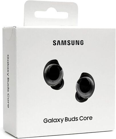 Samsung Galaxy Buds Core SM-R410 (2025) | مخزون أمريكا اللاتينية | بلوتوث 5.4 | إلغاء الضوضاء النشط | ما يصل إلى 35 ساعة تشغيل الموسيقى المستمرة - (أسود) in Kuwait