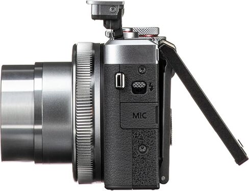 كاميرا Canon PowerShot G7 X Mark III (فضية) رقمية + ذاكرة سرعة فائقة 64 جيجابايت، حامل ثلاثي احترافي، حقيبة، بطاريات، والمزيد (حزمة 22 قطعة) (متجددة) in Kuwait