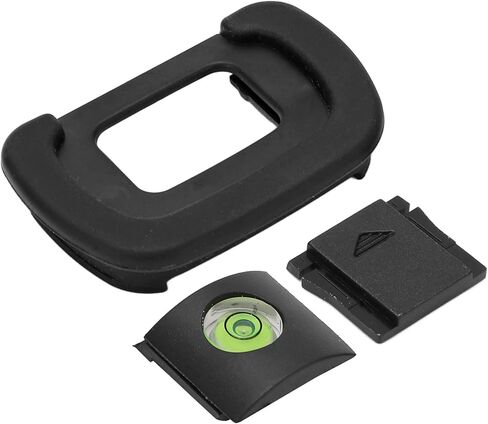 Tbest Viewfinder Eyecup غطاء الحذاء البارد مجموعة Horizon Level Set ملحقات حماية متينة ممتازة لكاميرا PENTAX K5IIS K5II K30 K50 K5 KS1، بلاستيك ومطاط أسود in Kuwait