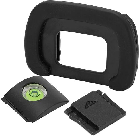 Tbest Viewfinder Eyecup غطاء الحذاء البارد مجموعة Horizon Level Set ملحقات حماية متينة ممتازة لكاميرا PENTAX K5IIS K5II K30 K50 K5 KS1، بلاستيك ومطاط أسود in Kuwait