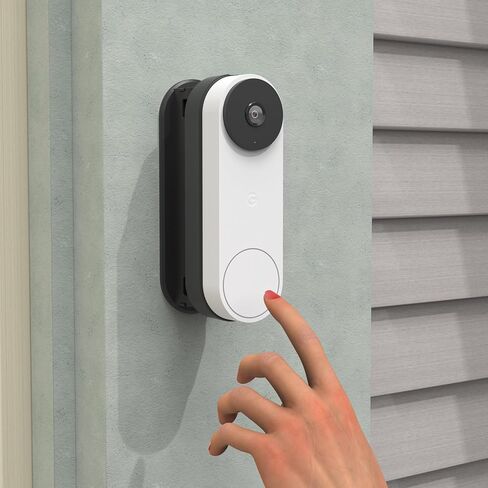 حامل بزاوية 0-45 درجة قابل للتعديل من HOLACA متوافق مع جرس Google Nest Doorbell (سلكي، الجيل الثالث)، طقم إسفين مثبت على الحائط لجرس باب الفيديو in Kuwait