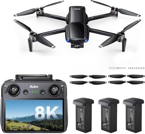 Ruko U11MINI 4K (RC3)، طائرة بدون طيار للمبتدئين مع وحدة تحكم تعمل باللمس وبطارية بديلة للطائرة بدون طيار من سلسلة U11MINI 4K in Saudi Arabia