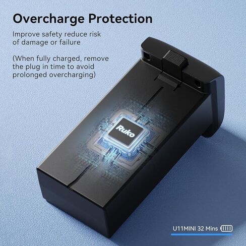Ruko U11MINI 4K (RC3)، طائرة بدون طيار للمبتدئين مع وحدة تحكم تعمل باللمس وبطارية بديلة للطائرة بدون طيار من سلسلة U11MINI 4K in Saudi Arabia