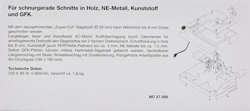 Proxxon KS 230 Scie circulaire fixe (Import Allemagne) in Saudi Arabia