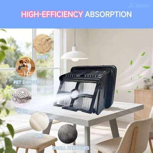 5 عبوات من فلتر H12 Pro وفرشاة دوارة متوافقة مع Dreame H12 Pro، مكنسة كهربائية مزدوجة جافة ورطبة H12، فرشتان دوارتان + 2 مرشحات بديلة + 1 فرشاة تنظيف in Kuwait