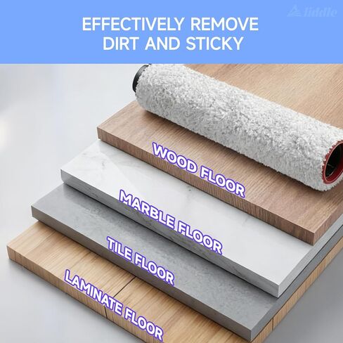 5 عبوات من فلتر H12 Pro وفرشاة دوارة متوافقة مع Dreame H12 Pro، مكنسة كهربائية مزدوجة جافة ورطبة H12، فرشتان دوارتان + 2 مرشحات بديلة + 1 فرشاة تنظيف in Kuwait