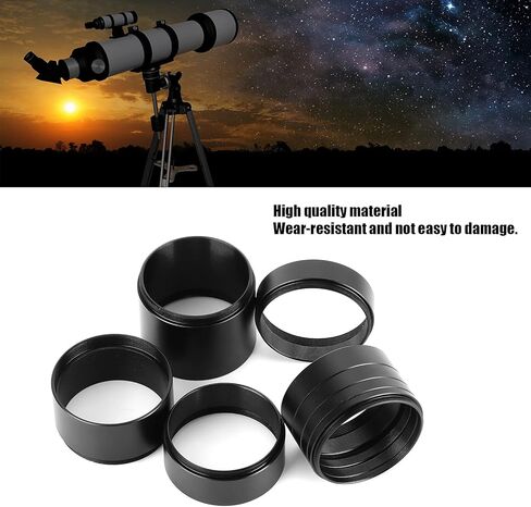 Niiyen 8PCS Set Lens Adapter Ring, Extension Tube Astronomical Telescope Accessory, 3 5 7 10 12 15 20 30mm in Kuwait