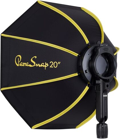 صندوق إضاءة مثمن Glow PS-B20K ParaSnap (20 بوصة) لفلاشات الرأس المستديرة Zoom Li-on X وProfoto A1 وGodox V1 in Saudi Arabia